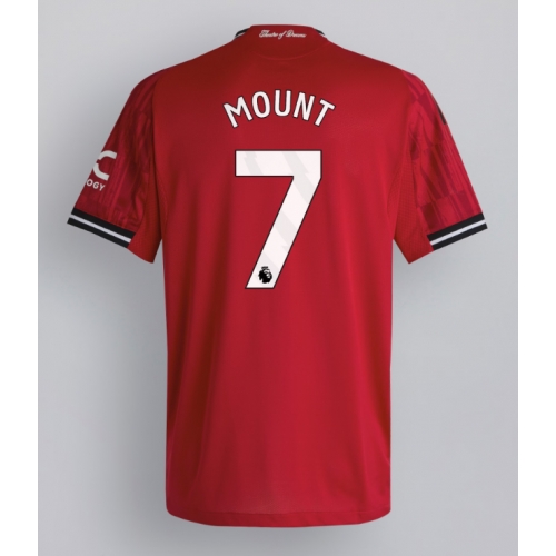 Billige Fotballdrakt Manchester United Mason Mount #7 Replika Hjemmedrakt 2025-26 Kortermet Billige Fotballdrakt Manchester United Mason Mount #7 Replika Hjemmedrakt 2025-26 Kortermet